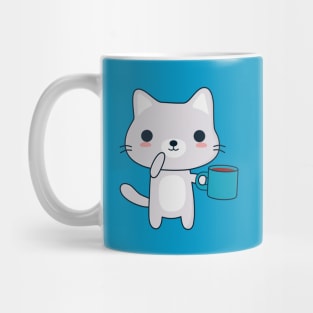 Cute Coffee Cat T-Shirt Mug